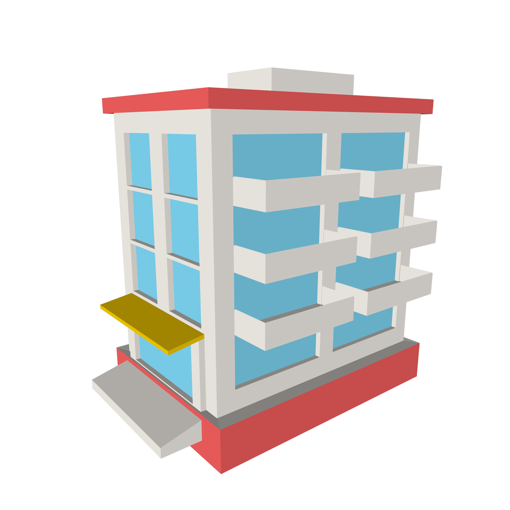 —Pngtree—c4d house 3d model png_4567873